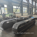 Langlebige Gummibahnen -Chassis -Baugruppe für Bagger